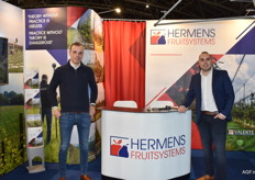 Jeroen de Beste en Jack Hermens van Hermans Fruitsystems