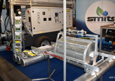 Van Smits BV nieuw in België: De Riverscreen. Voor filteren van ondiep water