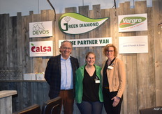 Gert Mignolet, Sanne Vanmarcke en Hilde Depotter van Green Diamond cv