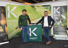Sam Euben en Jeroen van Isacker van Koppert België BV