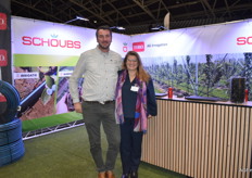 Dirk Adriaensen en Ann Pluym van Schoubs, toeleverancier in de fruitteelt