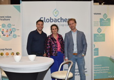 Brecht Cuppers, Lize Quaghebeur, Lieven Denruyter van Globachem, helemaal in een nieuw jasje