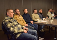 Jacco Weststrate, Albert Vonk en Lennart Moerdijk van MSP, Mike de Koster van WDK en Erik Waterman van Waterman Onions.