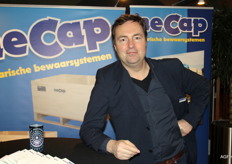 Patrick Kort van NeCap, agrarische bewaarsystemen.