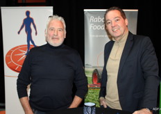 Willem van der Burg van het gelijknamige teeltbedrijf en Jurgen Bloemberg van de Rabobank.