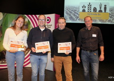 Ook werd er die middag de prijs van de mooiste bewaarui uitgereikt: De eerste prijs voor Mts Verweel uit Zeewolde met ras Rolein. De tweede prijs voor Joris Janse uit Nagele met het ras Dormo en de derde prijs voor Mts Buth uit Dirksland met ras Hy Five.