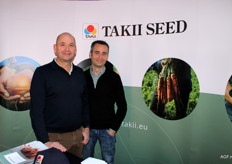 Erik Vesseur en Paul Leenheer van Takii Seed.