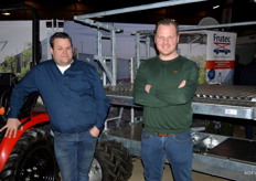 Dirk-Jan Lagerweij, Martijn van Doorn van Lagerweij vd Bergh vof bij een Frutec hoogwerker 