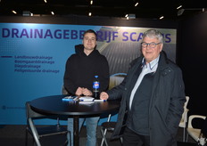 Daan de Witte en Arno de Witte van Drainagebedrijf Scaldis van Borssele