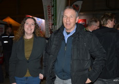 Andrea van den Hoven van AGF.nl en Jan Maas van Boomkwekerij Maas