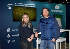 Lucia Baars en Brent De Boey van Agromanager