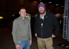 Corné vd Berge van Fruitbedrijf vd Berge en André Alkema van Alkema Fruit