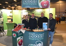 FruitMasters met Mirne van Swam, Jaap Zandee, Jan de Jonge en Matthias Timmer met hun nieuwe appel: Bloss