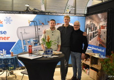 Calvin Kolen en Wouter en Jankees Veerhoek van Veerhoek Installatietechniek