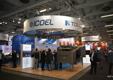 Drukte op de stand van Tomra