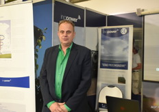 Marnix Praet van Inopower. Het bedrijf is gespecialiseerd in anti-hagel systemen