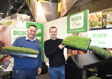 Gwen Guillau en Gaël Decock van Decock Plants zijn tevreden met de aanloop op de beurs en besloten voor de derde keer mee te gaan met het VLAM-paviljoen