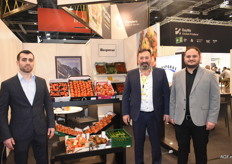Vorig jaar voor het eerst mee naar de Fruit Logistica en besloten dit jaar terug te komen: Bosporus, met hier Mehmet Salih Aytaç, Ercan Dilibüyük en Volkan Kaplan