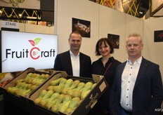 Jeroen van den Berg, Natalia Perevertaylo en Tim Pittevils van BP Fruitcraft