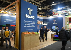 Gedurende de beursdagen was er een gezellige drukte op de stand van Tosca Belgium