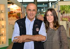 In visita alla fiera: Daniele Berardi (agente import export), insieme alla figlia Maria Giulia.