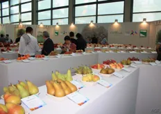 CRPV (Crop Production Research Center) showed all kind of fruit and vegetables from Italy. Of course, a lot of apples and pears.