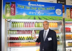 Douglas Gilman from the company GL S.A. They have a wide range of products and at Macfrut they showed the fruit and vegetable juices from the brand sonatural.