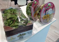 Salade in different packagings froim the SanLidano Group.