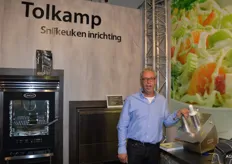 Ale van der Zwaag van Tolkamp. Tolkamp levert machines en toepassingen voor de snijkeuken.