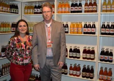 Rosé Khorenyan en Marc Versteve van Dutch Cranberry Group. Dit jaar stonden zij op de Foodspecialiteiten beurs en niet in het agf gedeelte.