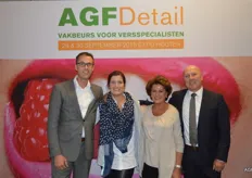 Het team van de AGF Detail met Raymond Silliakus, Chantal Smit-Burgers, Marianne van Oort en Bart de Jong.