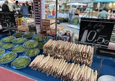 Asperges en bonen combineren ook fraai