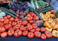 Tomaten zorgen hier voor een mooi kleurenspel
