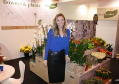 Arda Evers, eerder actief in de AGF, verkoopt nu bloemen voor Royal Lemkes