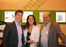 Joris van Geest, Esther van Vliet en Koos Klop van de Best Fresh Group