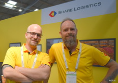 Jan Schaak en Martijn van der Velden van Share Logistics.