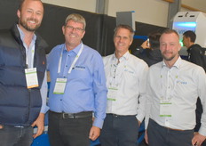 Peter Friesen, Bernard van Zwol van Wevano, Bas Pomstra en Marnix Hamstra van Inovaa.