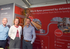 Pim Pennings, Bloeme van Kessel en Maarten Cordenier van Delaware.