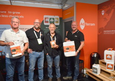 Erik Mooij, Ben Meijles, Nicolas Denny van Ad Terram France en Ad Terram Treatment Technologies BV en Wouter van der Beek van UIENHANDEL.COM