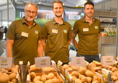 Henk Feddes, Eike Tannen en Arne Rehnert van Interseed Potato.