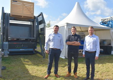 Rob Highfield van Haith, Hielke Visserman van SWP. Zij zijn importeur voor Haith in de BeNeLux, Canada en een gedeelte van Duitsland, Duane Hill ook van Haith.