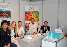 Zeeuws kiekje met Mario Nieuwenhuijse van LC Packaging, Corline Boekhout van AGF.nl, Adrian Dek van DD Trading, Johnny van den Berge van Habeko en Daan Dieleman van Dieleman Technical Trading.