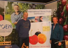 Peter ter Sluysen en Ferdinand Sailer van VOEN. Zij organiseren samen met Boomkwekerij Fleuren en Stas nv op 27 en 28 mei 2016 een International Stond Fruit Conference. Save the date!