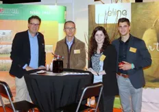 Boomkwekwerij Fleuren met Sjaak Walraven, Josi Vanmuysen, Nicole Dirkx en Giel Janssen. Medeorganisator van de International Stone Fruit Conference op 27 en 28 mei 2016.