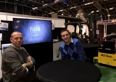 Siegfried Maes en Kenny van Hemlrijck van Kempens Heftruckbedrijf.