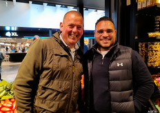 Gerjo Vijge (VersAlert) en Robert Minaya (Vers van de Hess)