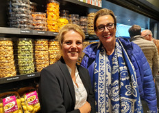 Manon Tuinenga (Vink Fruitboerderij) en Karin van Aspert (Gebrs van Aarle)