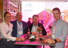 Lisanne Helmus-Schuddebeurs (Rijk Zwaan), Koen Vangorp (MechaTronix), Wilbert van Oers (Horti-Consult International) en Frederik Van Houdt (Beirinckx Luc bv)