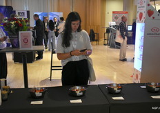 Er was een blind tasting van verschillende aardbeienvariëteiten opgezet
