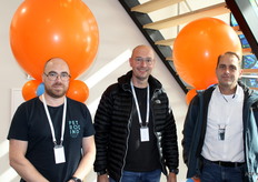 Mike Kuipers, Dennis Leenders en Frank Gelen van DG Steel.